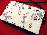 義若オリジナルのポシェット 薄墨桜